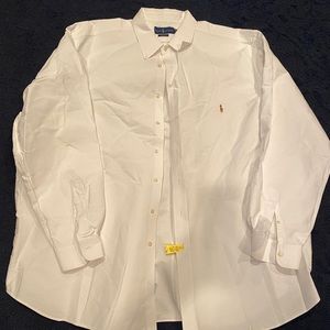 Ralph Lauren White Button-down 3XLT Classic Fit